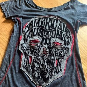 Affliction Skull Tshirt